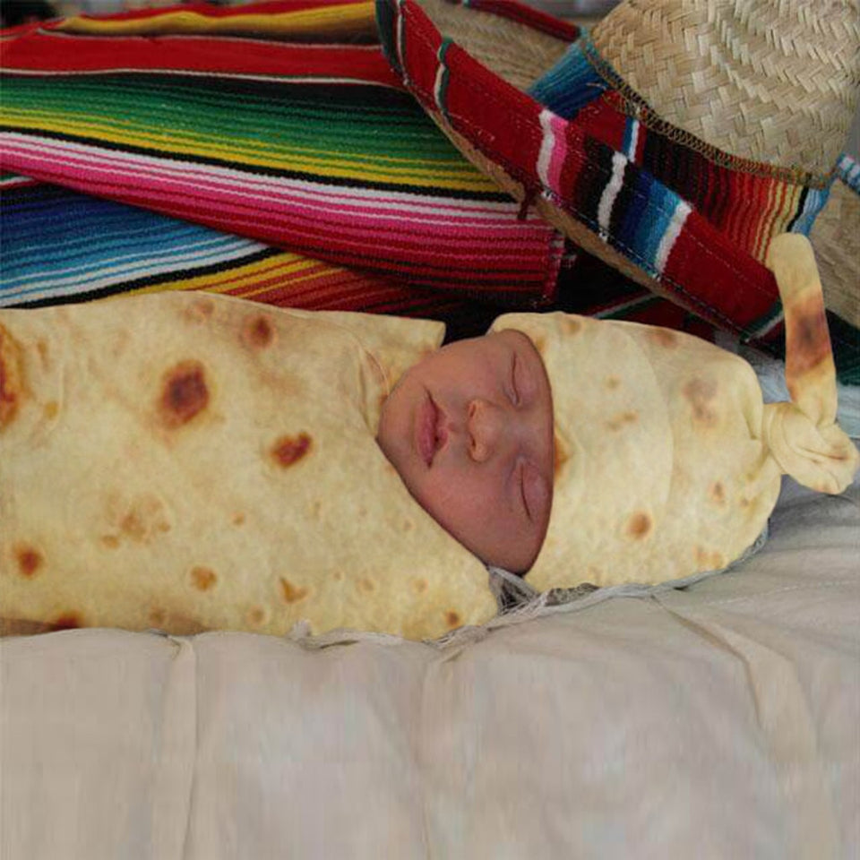 Baby Burrito Blanket Set